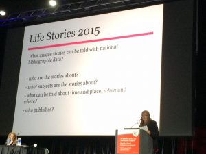 Ylva Sommerland talks about the use of Tableau in presenting biographic data