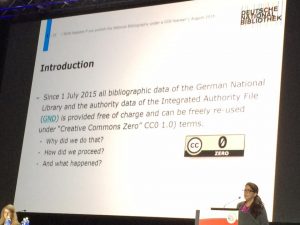 Anke Meyer-Hess explains the use of CCo at the DNB