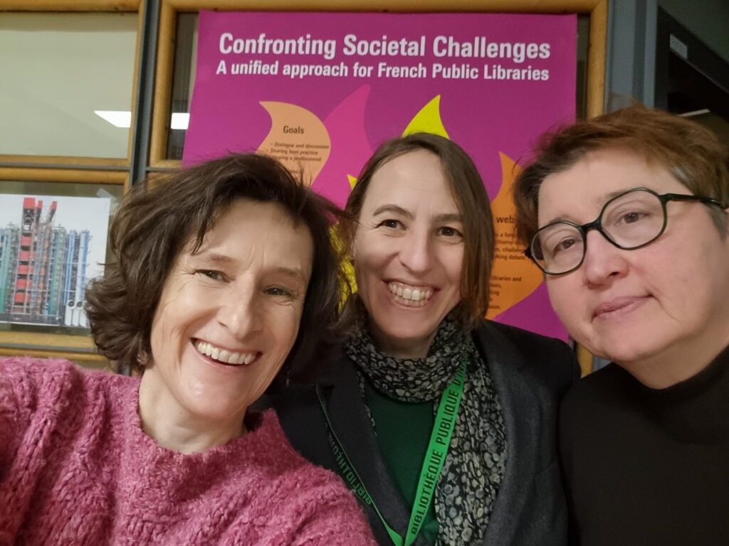 Two of my colleagues pictured with me at the Delegation for National and International Cooperation of the Bpi. Image source: Camilla Notarbartolo, " Author photo" 2025.