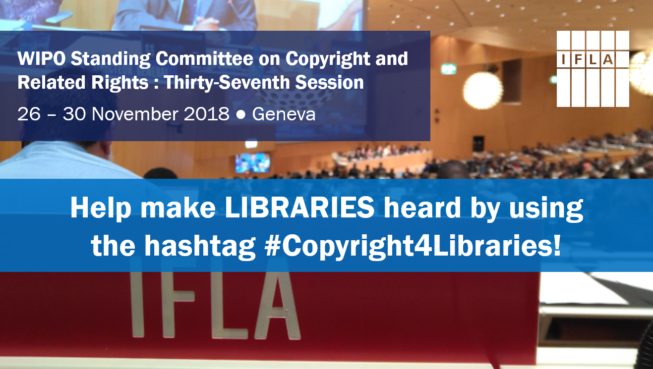 Help make libraries heard by using the hashtag #Copyright4Libraries