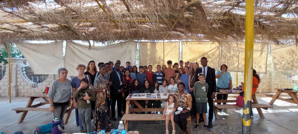 Children participate in workshop