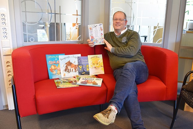 Morten Olsen Haugen at Trøndelag county library 