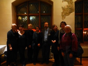 Corrado surrounded by PLS Members at Malmo