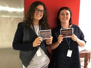 Monica Galassi and Kirsten Thorpe from the Indigenous Services Unit launch the Strategy